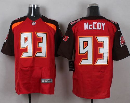  Buccaneers #93 Gerald McCoy Red Team Color Men's Stitched NFL New Elite Jersey