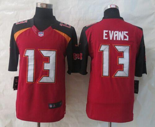  Buccaneers #13 Mike Evans Red Team Color Men's Stitched NFL New Limited Jersey