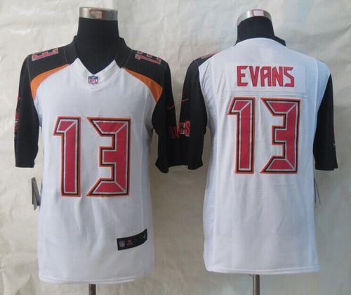  Buccaneers #13 Mike Evans White Men's Stitched NFL New Limited Jersey