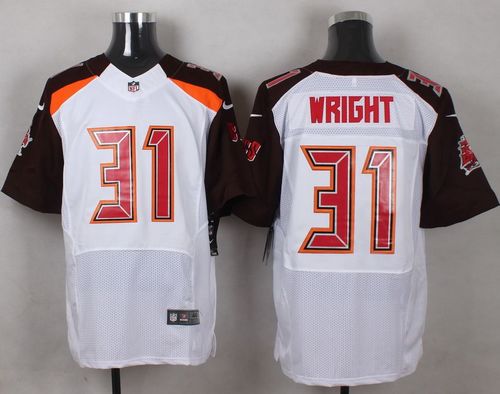  Buccaneers #31 Major Wright White Men's Stitched NFL New Elite Jersey