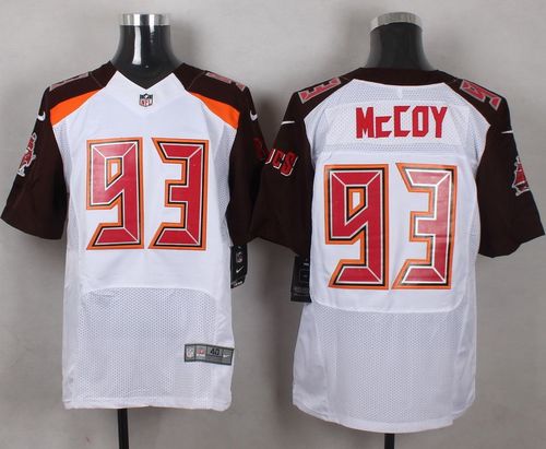  Buccaneers #93 Gerald McCoy White Men's Stitched NFL New Elite Jersey