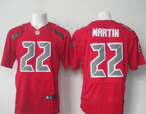  Buccaneers #22 Doug Martin Red Men's Stitched NFL Elite Rush Jersey