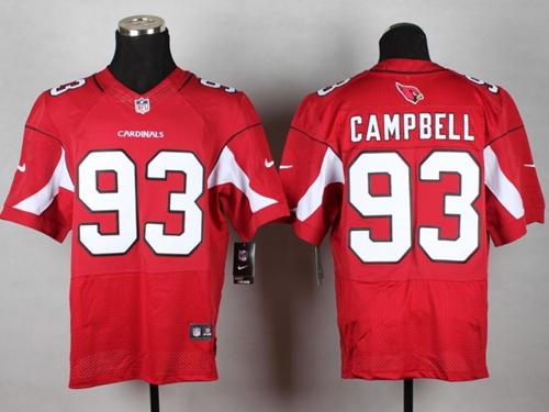 Cardinals #93 Calais Campbell Red Team Color Men's Stitched NFL Elite Jersey