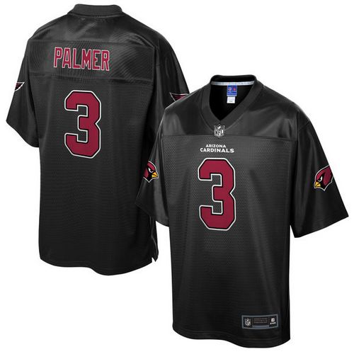  Cardinals #3 Carson Palmer Black Men's NFL Pro Line Black Reverse Fashion Game Jersey