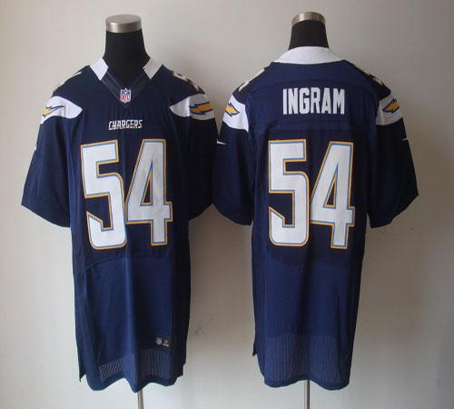  Chargers #54 Melvin Ingram Navy Blue Team Color Men's Stitched NFL Elite Jersey
