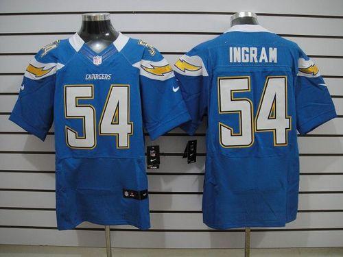  Chargers #54 Melvin Ingram Electric Blue Alternate Men's Stitched NFL Elite Jersey