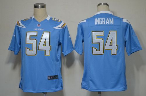 Chargers #54 Melvin Ingram Electric Blue Alternate Men's Stitched NFL Game Jersey