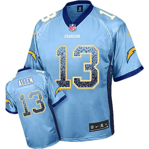  Chargers #13 Keenan Allen Electric Blue Alternate Men's Stitched NFL Elite Drift Fashion Jersey