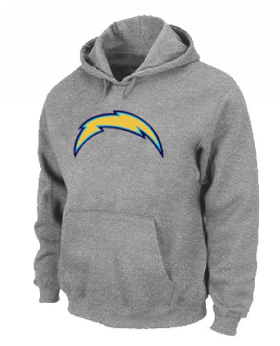 San Diego Chargers Logo Pullover Hoodie Grey