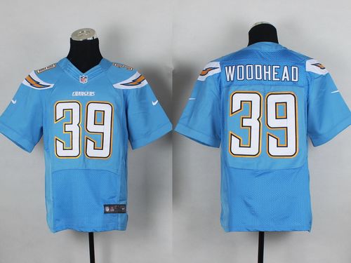  Chargers #39 Danny Woodhead Electric Blue Alternate Men's Stitched NFL New Elite Jersey