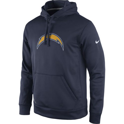 San Diego Chargers  Practice Performance Pullover Hoodie Navy