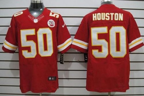  Chiefs #50 Justin Houston Red Team Color Men's Stitched NFL Elite Jersey