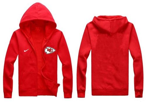  Kansas City Chiefs Authentic Logo Hoodie Red