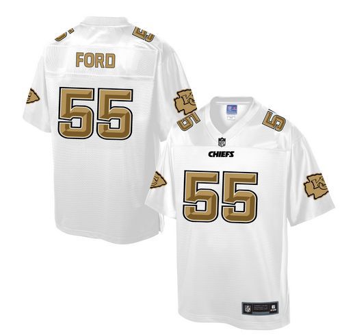  Chiefs #55 Dee Ford White Men's NFL Pro Line Fashion Game Jersey