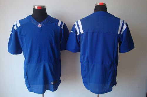  Colts Blank Royal Blue Team Color Men's Stitched NFL Elite Jersey