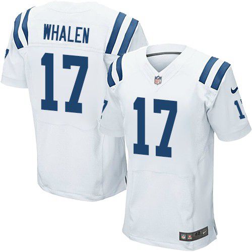  Colts #17 Griff Whalen White Men's Stitched NFL Elite Jersey