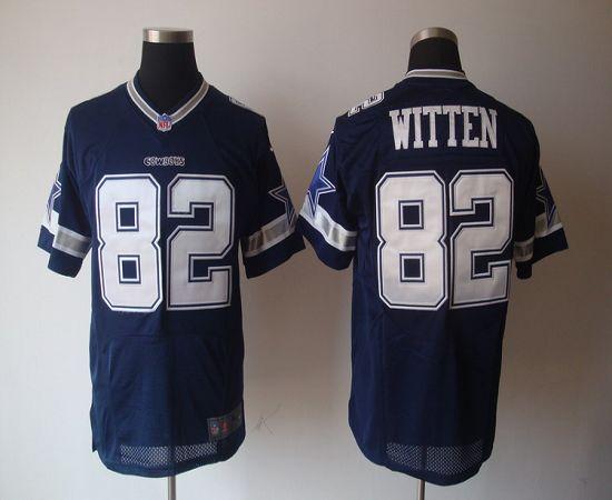  Cowboys #82 Jason Witten Navy Blue Team Color Men's Stitched NFL Elite Jersey