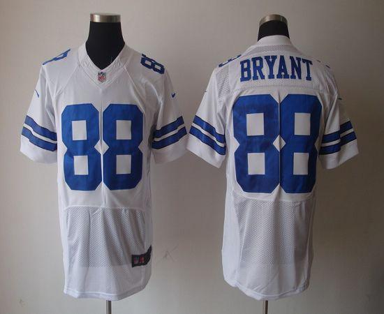  Cowboys #88 Dez Bryant White Men's Stitched NFL Elite Jersey