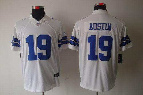  Cowboys #19 Miles Austin White Men's Stitched NFL Limited Jersey