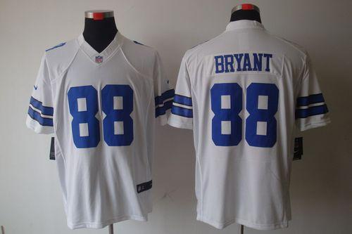  Cowboys #88 Dez Bryant White Men's Stitched NFL Limited Jersey