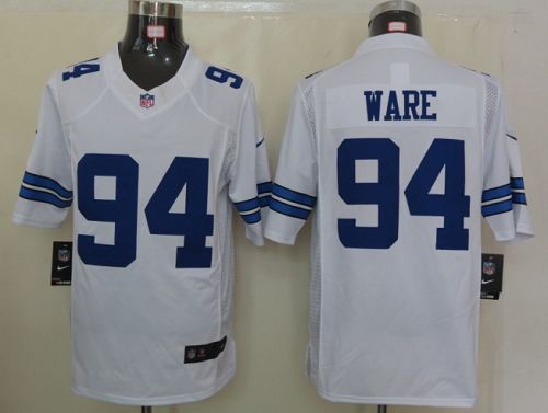  Cowboys #94 DeMarcus Ware White Men's Stitched NFL Limited Jersey