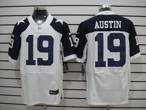  Cowboys #19 Miles Austin White Thanksgiving Throwback Men's Stitched NFL Elite Jersey