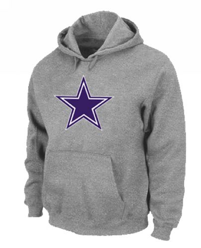 Dallas Cowboys Logo Pullover Hoodie Grey