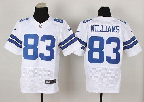  Cowboys #83 Terrance Williams White Men's Stitched NFL Elite Jersey