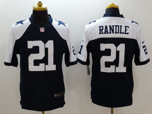  Cowboys #21 Joseph Randle Navy Blue Thanksgiving Throwback Men's Stitched NFL Limited Jersey