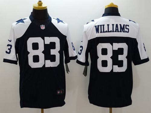  Cowboys #83 Terrance Williams Navy Blue Thanksgiving Throwback Men's Stitched NFL Limited Jersey