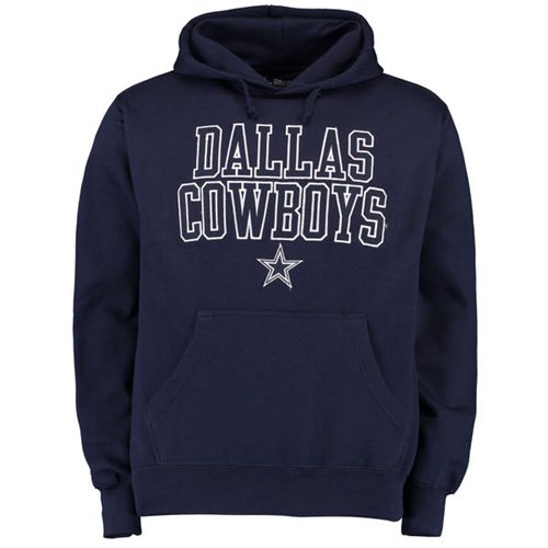 Dallas Cowboys Bendire Pullover Hoodie Navy
