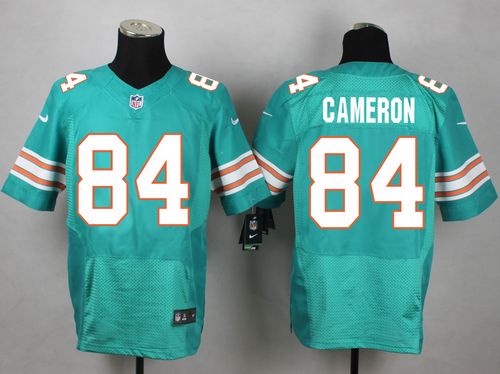  Dolphins #84 Jordan Cameron Aqua Green Alternate Men's Stitched NFL Elite Jersey