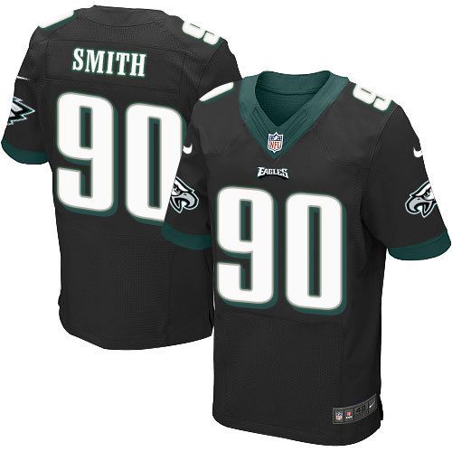  Eagles #90 Marcus Smith Black Alternate Men's Stitched NFL Elite Jersey