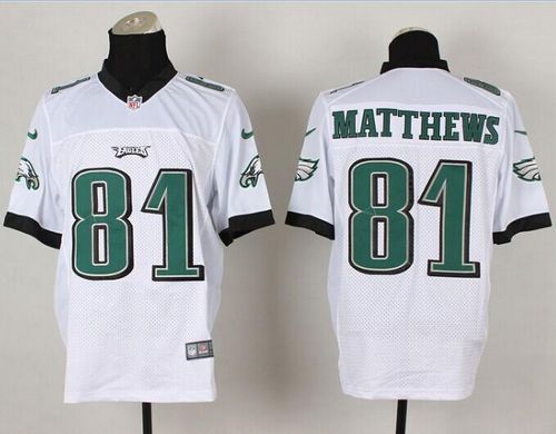  Eagles #81 Jordan Matthews White Men's Stitched NFL Elite Jersey