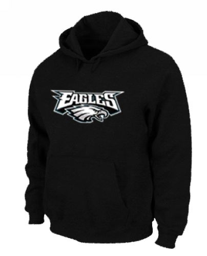 Philadelphia Eagles Authentic Logo Pullover Hoodie Black