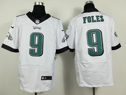  Eagles #9 Nick Foles White Men's Stitched NFL New Elite Jersey
