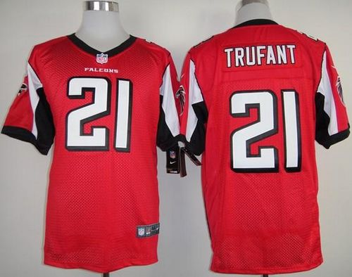  Falcons #21 Desmond Trufant Red Team Color Men's Stitched NFL Elite Jersey