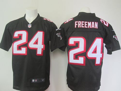  Falcons #24 Devonta Freeman Black Alternate Men's Stitched NFL Elite Jersey