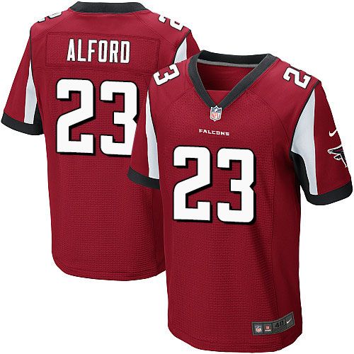  Falcons #23 Robert Alford Red Team Color Men's Stitched NFL Elite Jersey