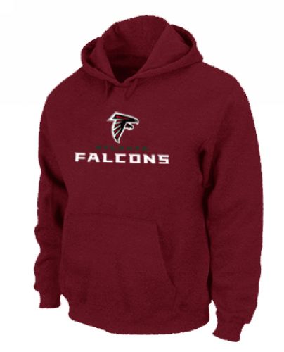 Atlanta Falcons Authentic Logo Pullover Hoodie Red