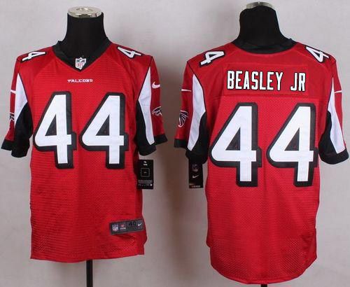  Falcons #44 Vic Beasley Jr Red Team Color Men's Stitched NFL Elite Jersey
