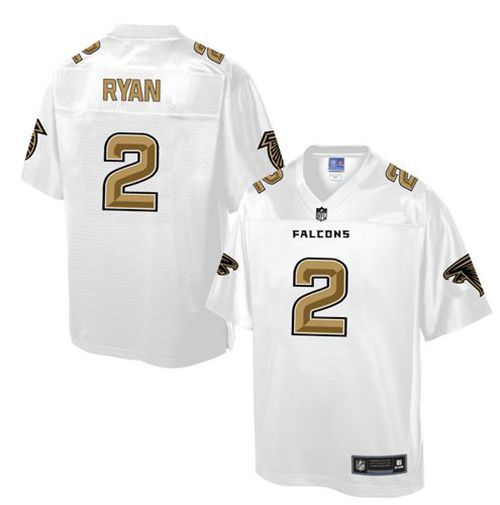  Falcons #2 Matt Ryan White Men's NFL Pro Line Fashion Game Jersey