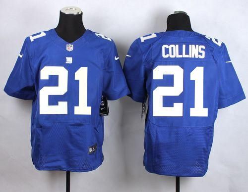  Giants #21 Landon Collins Royal Blue Team Color Men's Stitched NFL Elite Jersey