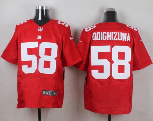  Giants #58 Owa Odighizuwa Red Alternate Men's Stitched NFL Elite Jersey
