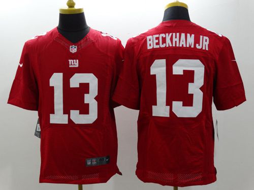  Giants #13 Odell Beckham Jr Red Alternate Men's Stitched NFL Elite Jersey