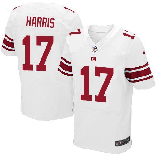  Giants #17 Dwayne Harris White Men's Stitched NFL Elite Jersey