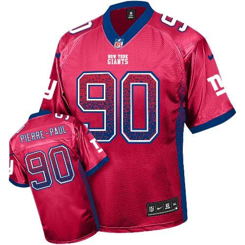  Giants #90 Jason Pierre Paul Red Alternate Men's Stitched NFL Elite Drift Fashion Jersey