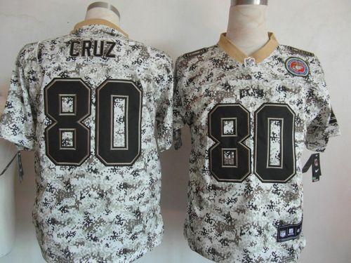  Giants #80 Victor Cruz Camo Men's Stitched NFL Elite USMC Jersey