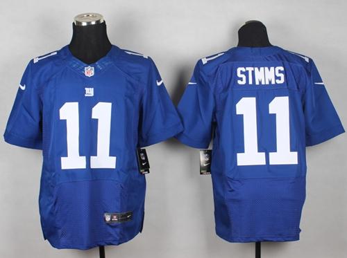  Giants #11 Phil Simms Royal Blue Team Color Men's Stitched NFL Elite Jersey