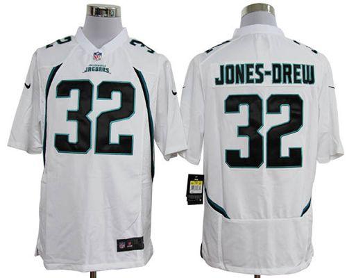  Jaguars #32 Maurice Jones Drew White Men's Stitched NFL Game Jersey